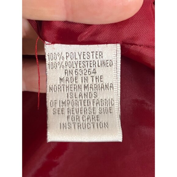 Dressbarn Workwear Retro Blazer 12 Red Office Classic Chic Preppy Old Money 80s - Picture 8 of 10